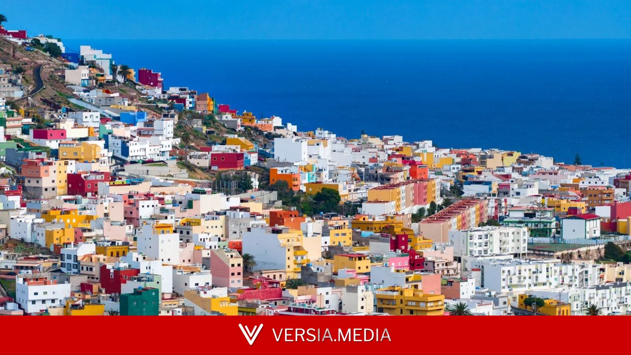 El pueblo de Gran Canaria con coloridas casas que inspiró a Quevedo: se enclava entre el mar y la montaña