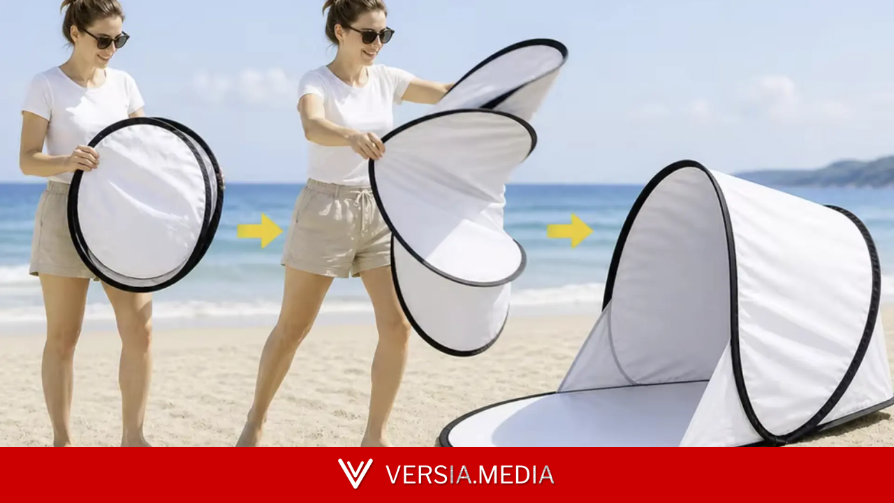Llega, despliega y disfruta: la carpa portátil más práctica para tus días de playa